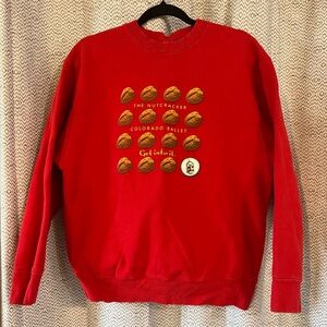 Vintage red nutcracker crewneck size L